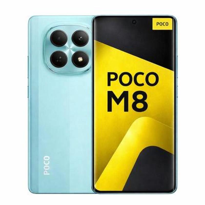 Celular Xiaomi POCO M8 5G Verde 256GB 8GB RAM AMOLED - Poco M8